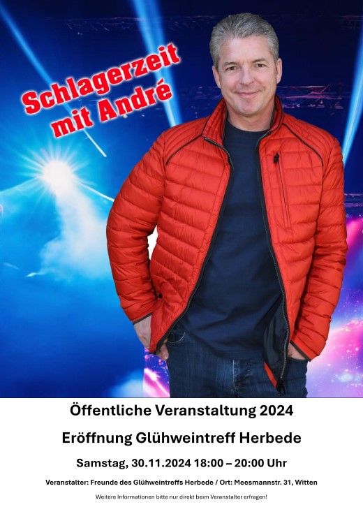 Der Schlagerkavalier in Witten Herbede  -ÖFFENTLICH!!!-