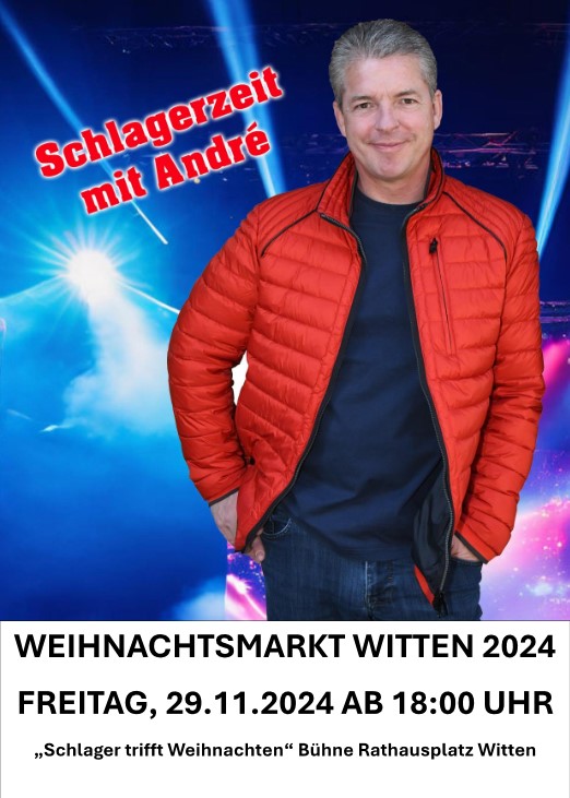 Der Schlagerkavalier auf dem WITTENER WEIHNACHTSMARKT  -ÖFFENTLICH!!!-