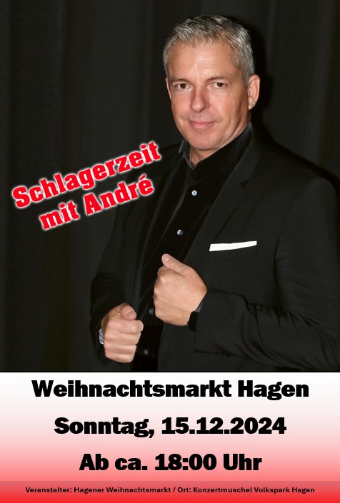 Der Schlagerkavalier auf dem Hagener Weihnachtsmarkt  -ÖFFENTLICH!!!-